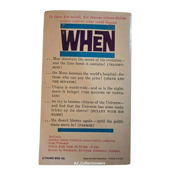 Worlds of when edited by Groff Conklin - authors Arthur C. Clarke & Fritz Leiber - Picture 3 of 7
